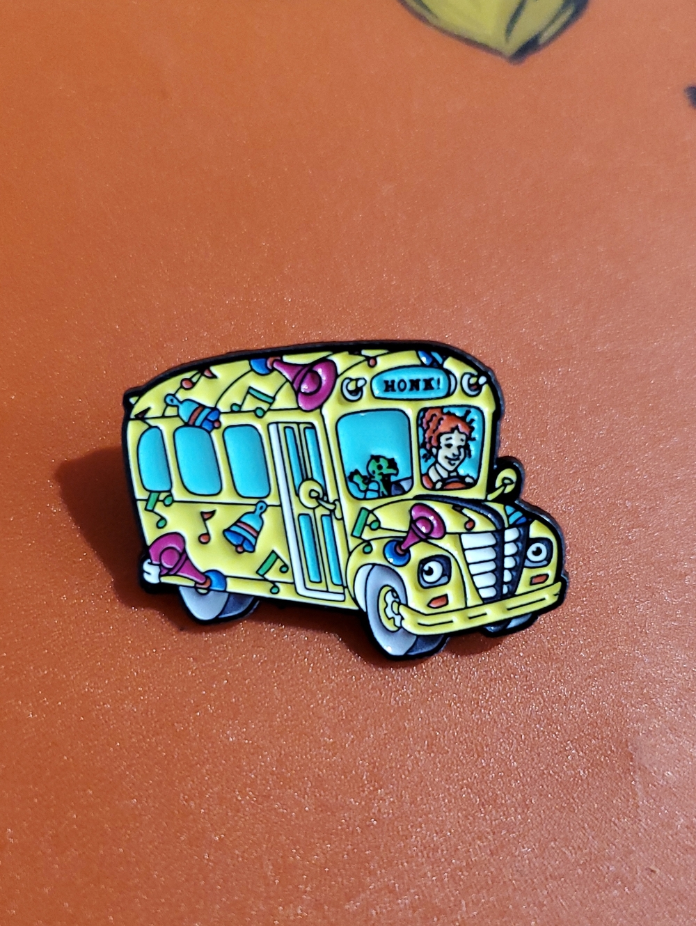 Magic School Bus Enamel Pin
